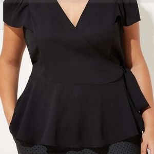 NWT - LOFT Ann Taylor Wrap Top